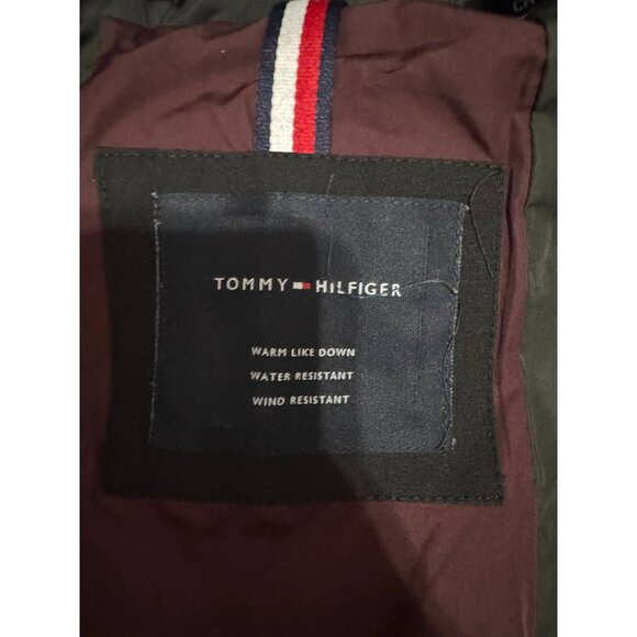 Tommy Hilfiger Men’s Parka Coat Black Warm Like Down Size M READ DESCRIPTION - Picture 14 of 16